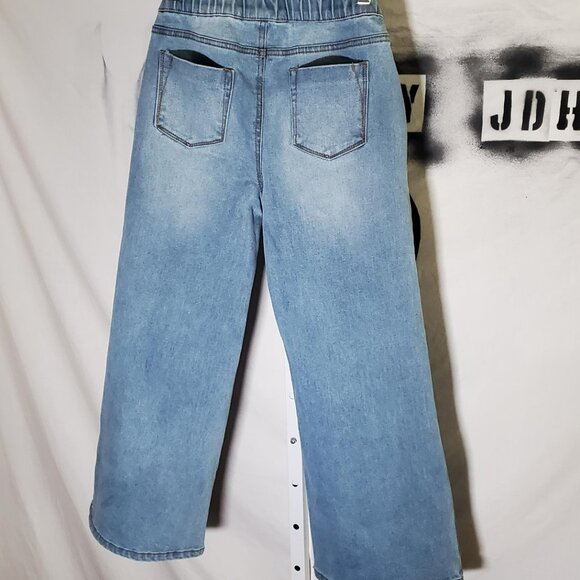 A LOVES A girls Wide Leg Jeans sz 10 - Picture 2 of 16